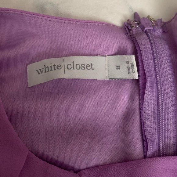 White Closet Flowy Lilac Romper - Picture 6 of 6